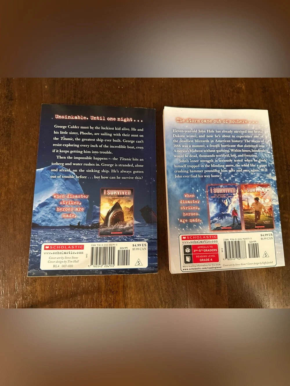 I Survived‎ books lot of 2